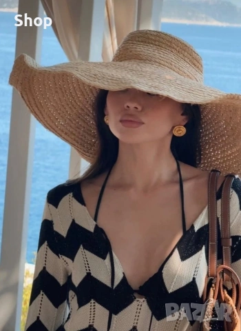 Елегантна плетена рокля ☀️, снимка 4 - Рокли - 55092078