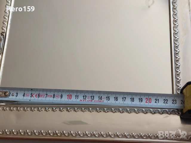 Настолно огледало със сребърна рамка/сребро 925/, снимка 8 - Други - 54983026