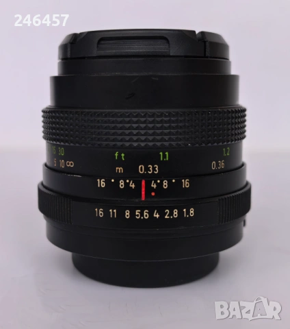 Немски обектив МС PENTACON 50 мм  f/1.8 - М42, снимка 2 - Обективи и филтри - 54545208