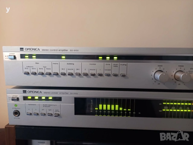 optonica 9100 предусилвател и стъпало, снимка 3 - Ресийвъри, усилватели, смесителни пултове - 55250213