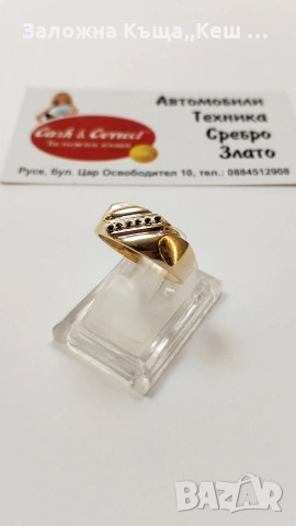 Златен пръстен 14К.Тегло 3.25 гр.Размер 61.Цена 265 €.