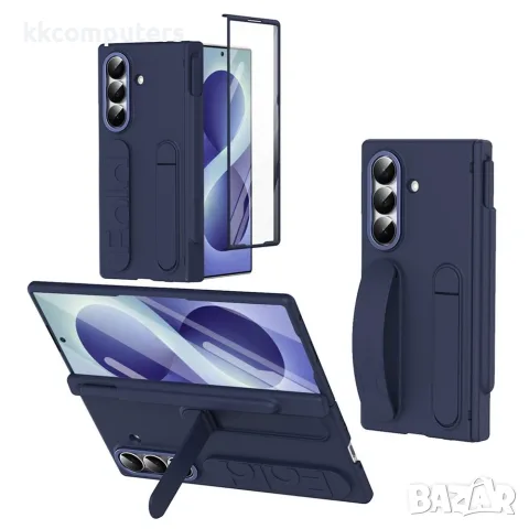 За Samsung Galaxy Z Fold8 Ultra Удароустойчив PC Калъф със Стойка, Каишка, Слот за Стилус, Защита на, снимка 4 - Калъфи, кейсове - 55524178