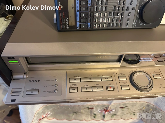SONY SLV 825 Champagne Ultra Rare!, снимка 4 - Плейъри, домашно кино, прожектори - 54904650