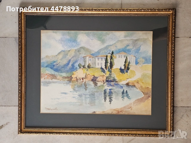 Картина Димитър Паунов( 1888-), снимка 7 - Антикварни и старинни предмети - 54188834