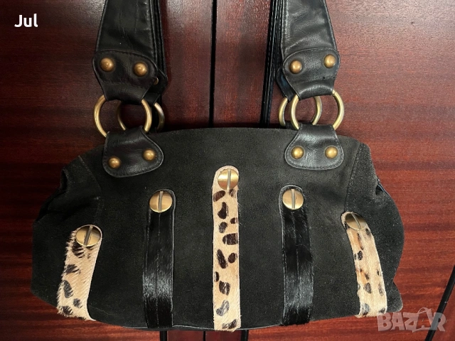 Дамска чанта естествена кожа, снимка 5 - Чанти - 54034404