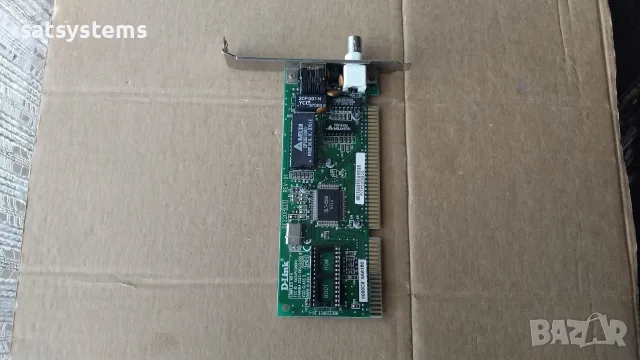 D-Link DE-220P REV-D1 16-bit ISA Network Controller Card, снимка 6 - Мрежови адаптери - 55335248