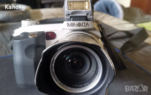 Minolta Konica DiMAGE 7i 5MP Digital Camera + Оригинална чанта, снимка 8 - Камери - 54027553