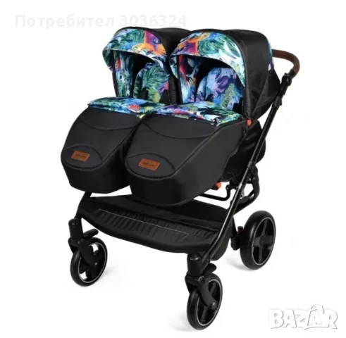 Количка за близнаци Dorjan, Quick Twin, 2в1, Цвят 13., снимка 3 - Стоки за близнаци - 55643811