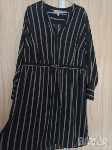 Асиметрична рокля тип риза , снимка 5 - Рокли - 53955678