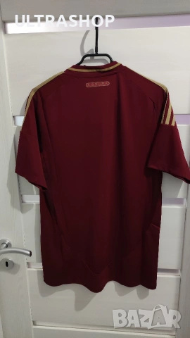 НОВА Фланелка на Рома М размер Adidas ROMA, снимка 5 - Тениски - 54323608