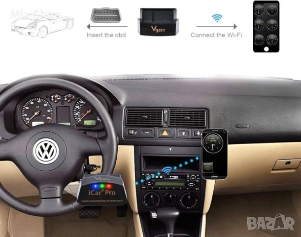 Нов iCar Pro Wi-Fi OBD2 Scanner Scan, снимка 3 - Друга електроника - 54836366