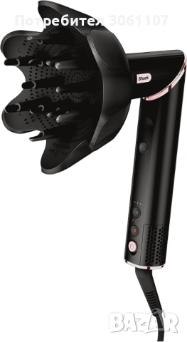 Shark HD440EU FlexStyle 5-in-1 маша и сешоар за коса , мултистайлер , черен, снимка 4 - Други - 54516229