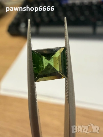 Скъпоценен камък ЗЕЛЕН ТУРМАЛИН (VERDELITE) – 0.855 ct, снимка 6 - Други - 54844703