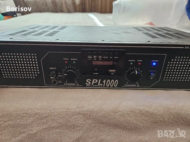 Продавам  SPL усилвател 1000W с USB, SD и усъвършенствани EQ контроли, снимка 5 - Ресийвъри, усилватели, смесителни пултове - 55680635