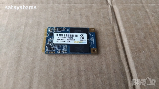 Phison Mini PCI-E SATA 20GB Solid State Drive SSD SSE020GTTC0-S53, снимка 3 - Твърди дискове - 54262588