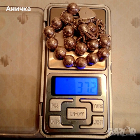 Сребърна броеница, проба 925, снимка 3 - Други ценни предмети - 54487648