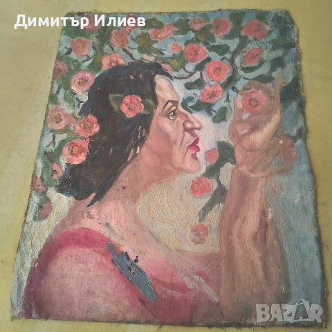 Голяма маслена картина , снимка 8 - Картини - 55217315