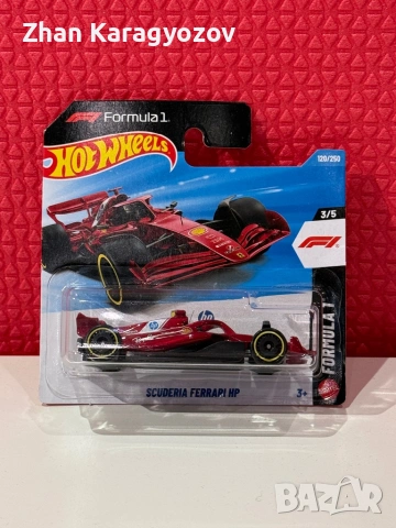 🔥 Hot Wheels  Formula 1 FERRARI болид | Ново / Sealed | Колекционерска количка