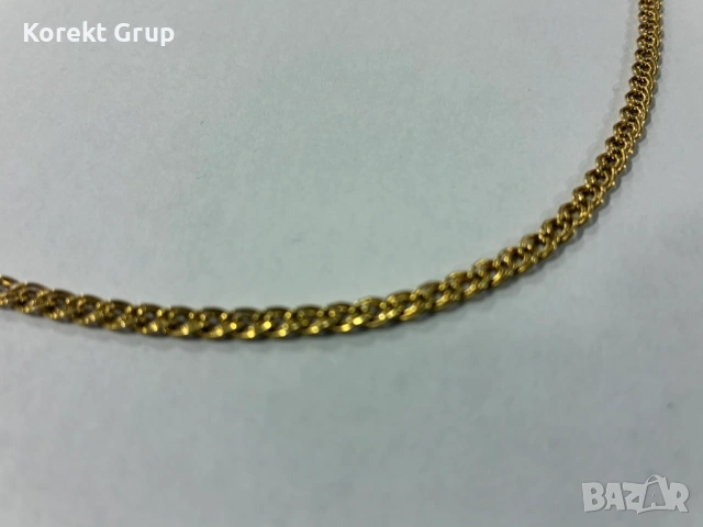 Златен ланец дамски 14к, снимка 6 - Колиета, медальони, синджири - 54259964