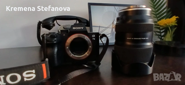Безогледален фотоапарат Sony A7iii и обектив Тамрон 28-75мм F/2.8, снимка 2 - Фотоапарати - 54689617