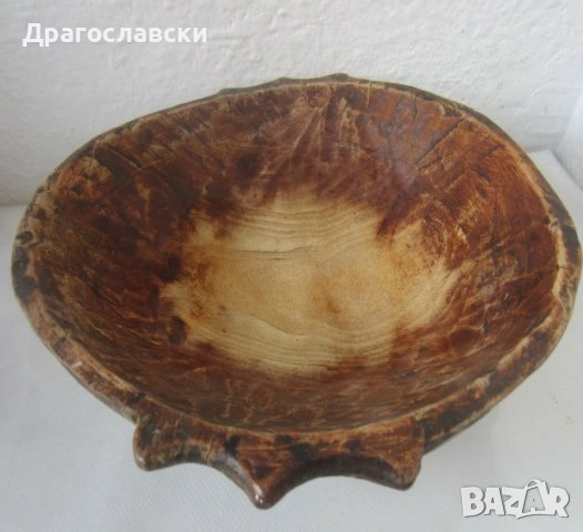 Копанки и Корито копанка нощва поднос чиния старинни нощви стари дървени,дървен съд маса паралия, снимка 3 - Други - 46364864