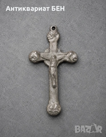 ✝️ ДВА ВИНТИДЖ КРЪСТА С РАЗПЯТИЕ ✝️, снимка 2 - Антикварни и старинни предмети - 55138714