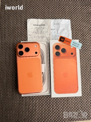 КАТО НОВ❗️24м ГАР. 🔥 iPhone 17 Pro Лизинг от 41€/мес ❗️ Cosmic Orange / 256Gb⚠️