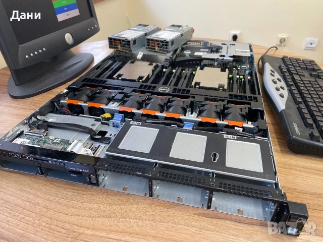 Сървър Dell R630 - 2x E5-2670v3 32GB RAM 2x750W, снимка 5 - Работни компютри - 55228754