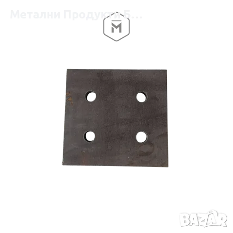 Строителна планка - основа за колона за ригел конструкция - 200 x 200 x 12мм