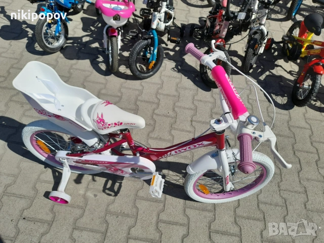 X Детски велосипед 18" LOVELY розов, снимка 10 - Велосипеди - 54395196