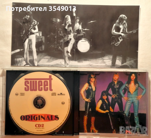CD / ЦД компакт диск - Sweet - Originals ( The Best 37 Glamrock Songs Ever ) - 1998 [2 CD], снимка 4 - CD дискове - 54429998