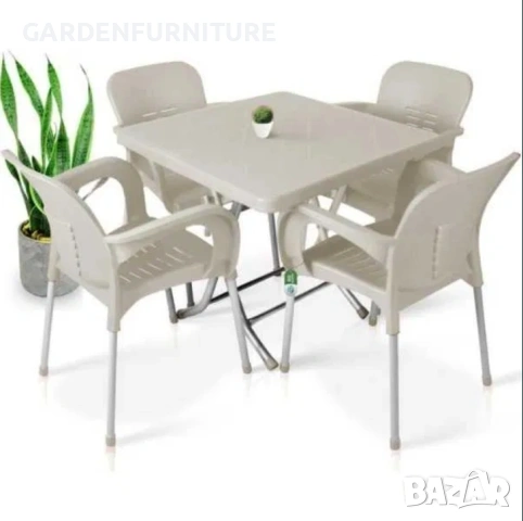 Комплект маса +4 стола