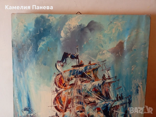 Картина морски пейзаж, снимка 4 - Картини - 54913339
