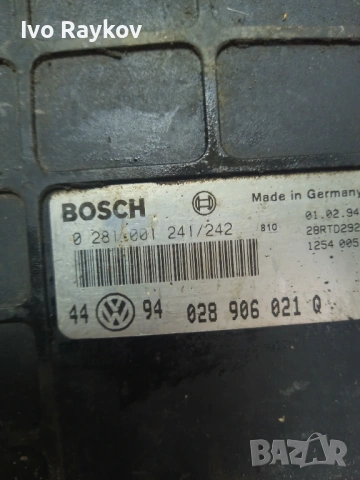 Компютър VW Golf 3 1.9 TDI 1994 028906021Q , 0281001241, снимка 4 - Части - 54528238