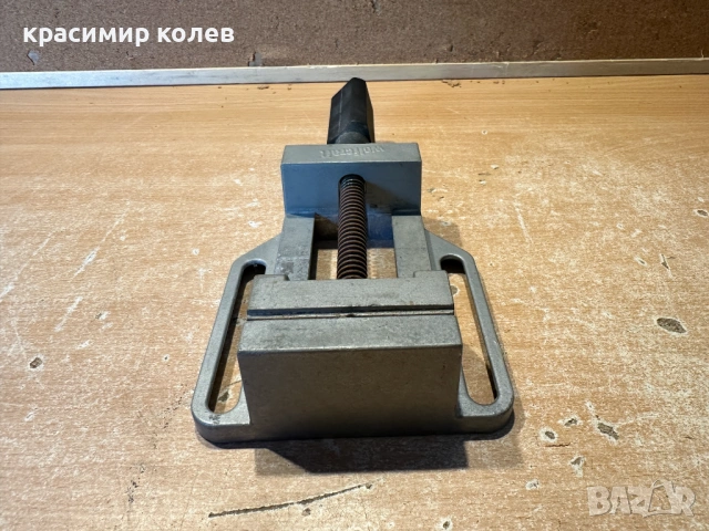 немско алуминиево менгеме за бормашина "Wolfcraft", снимка 3 - Менгемета - 54753004