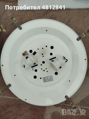 Стъклен плафон за таван/стена – класически дизайн, снимка 3 - Лампи за таван - 54367594