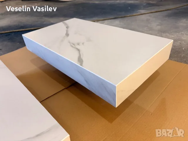 Дизайнерска мивка от гранитогрес 60×45 см + рафче, снимка 4 - Мивки - 55672674