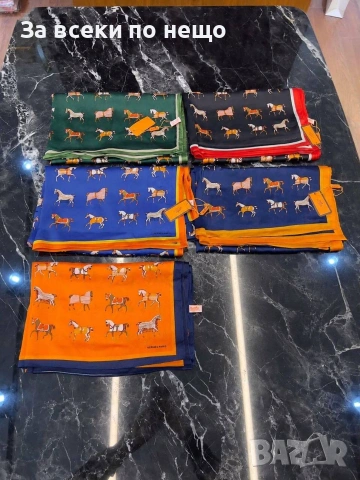 Hermes🔝Christian Dior🔝Burberry🔝Копринен Шал 100% Коприна С Кутия Код SK1748, снимка 7 - Шалове - 55075722
