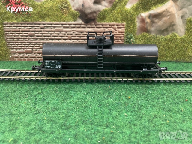 Вагон товарен цистерна 4-осен HO 1:87 влак ЖП модел, снимка 2 - Колекции - 54010172
