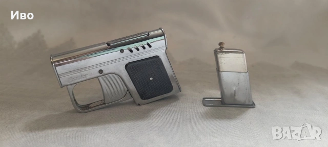 Ретро бензинова запалка „Pistolet“ (Făgăraș) – Соц сувенир, Нова / Перфектна!, снимка 4 - Колекции - 55059073