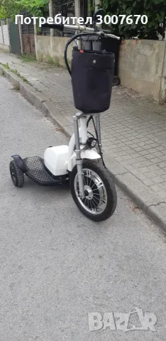 Електрическа триколка 500w 48v , снимка 2 - Велосипеди - 53875941