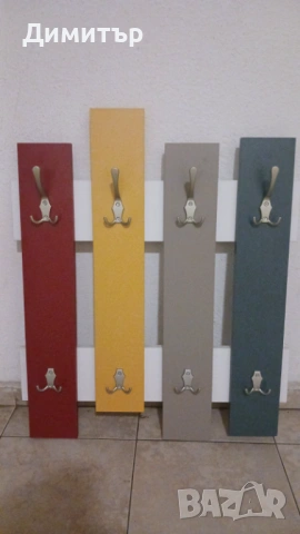 Закачалка за стена WAVE 79x64 cм многоцветна, снимка 8 - Закачалки - 54223467