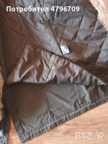 Парка естесвен пух от заек, снимка 4 - Палта, манта - 54191873