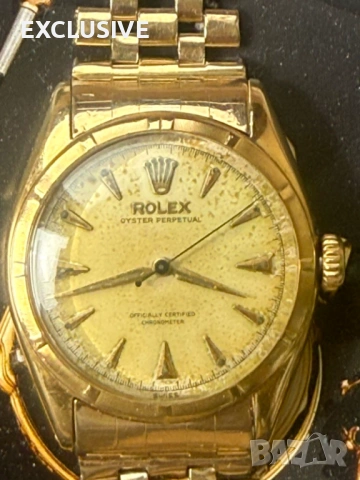 18к златен часовник Rolex Oyster Perpetual 