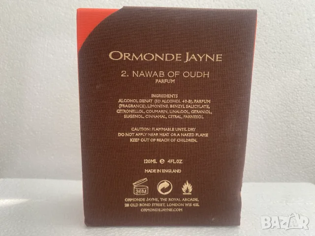 2. Nawab of Oudh Parfum by Ormonde Jayne 120 ml new in box, снимка 2 - Унисекс парфюми - 55506599