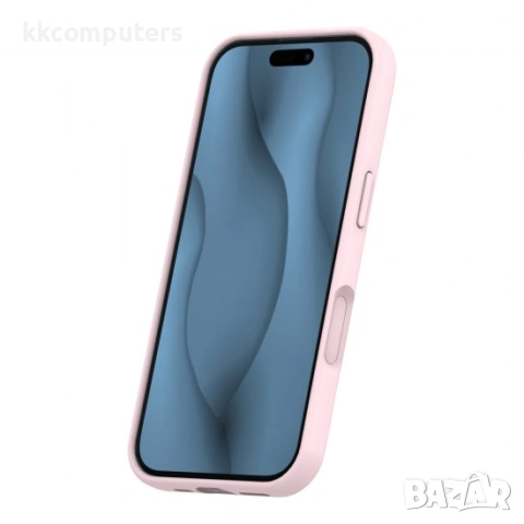 Кейс Silicone Thin Mag за iPhone 17 (6.3), светлорозов и Протектор, снимка 3 - Калъфи, кейсове - 54870719