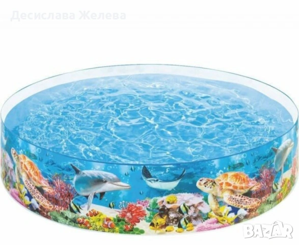 PVC Басейни I n t e x 58472NP за деца с уникални дизайни -  За летните игри и забавления!, снимка 2 - Басейни и аксесоари - 54392175