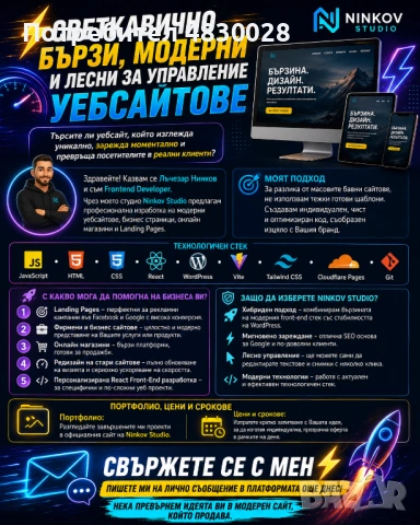 Изработка на модерни сайтове, Landing Pages и Онлайн Магазини