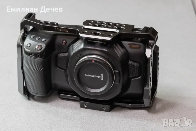 Камера Blackmagic Pocket 4K - с клетка (през Динафос)