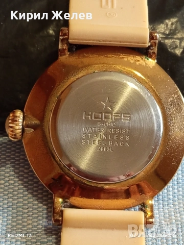 Фешън модел дамски часовник HOOPS с силиконова каишка много красив 52463, снимка 4 - Дамски - 54118141